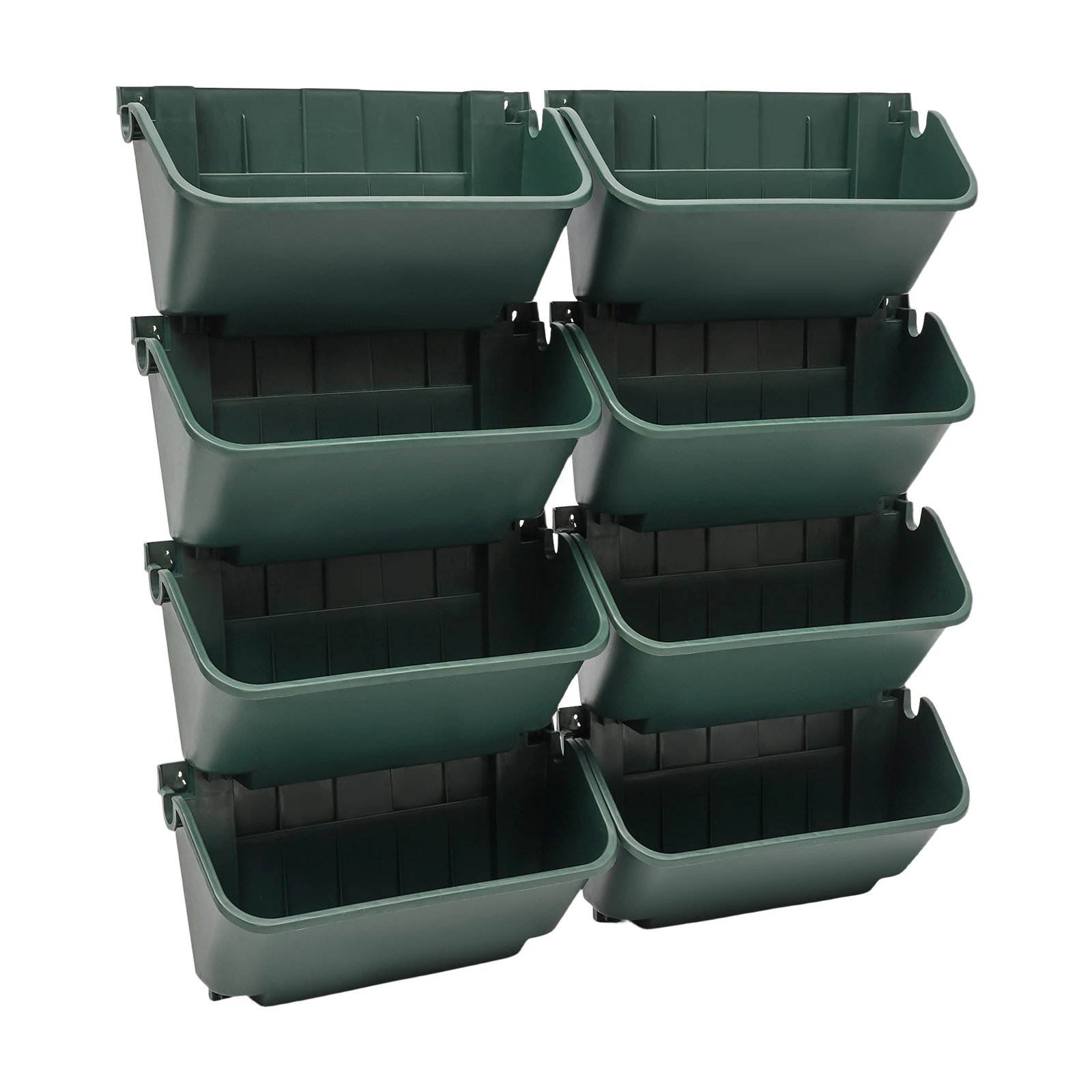 Wall-Mounted Planter Set - Create A Stunning Vertical Garden, Perfect for Herbs, Flowers, Succulents, Vegetables, Strawberries