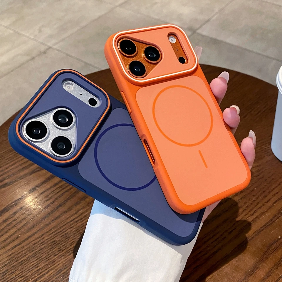 Matte Magnetic Magsafe-Compatible Phone Case with Wireless Charging Protection