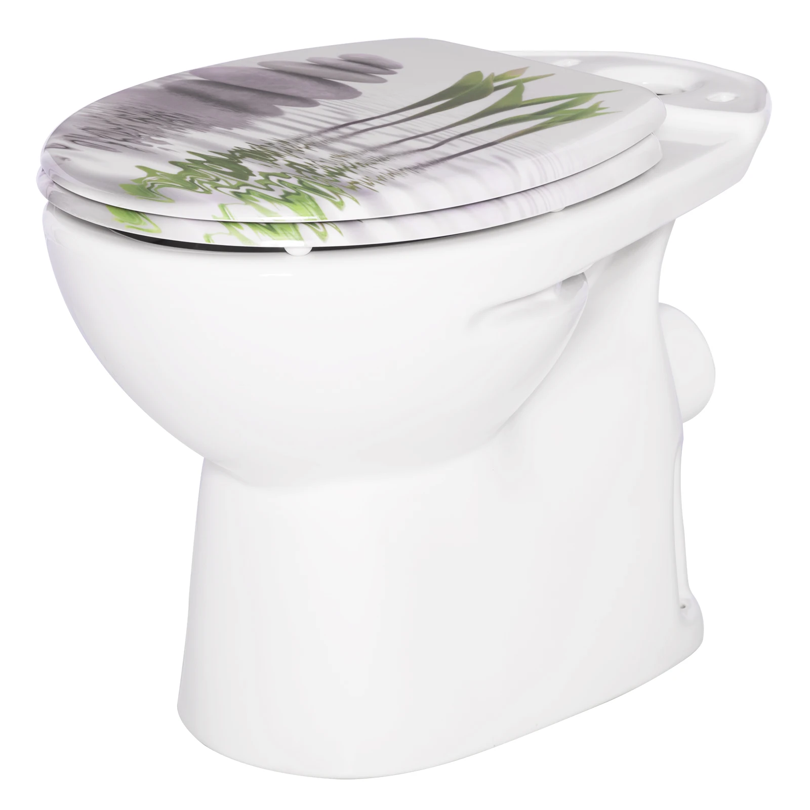 WOLTU 1 Stück WC-Toilettensitzabdeckung mit Soft-Close-Funktion, universeller Toilettendeckel, verdickter Ersatz, U-förmiges PP-Board für Badezimmerzubehör – Detail 33
