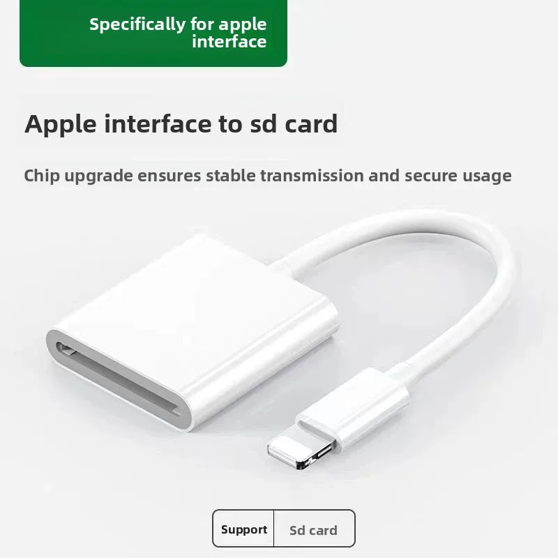 3in1 고속 SD TF 메모리카드 리더기 아이폰 아이패드 태블릿 카메라 사진 데이터 전송 OTG 어댑터 휴대용 카드리더