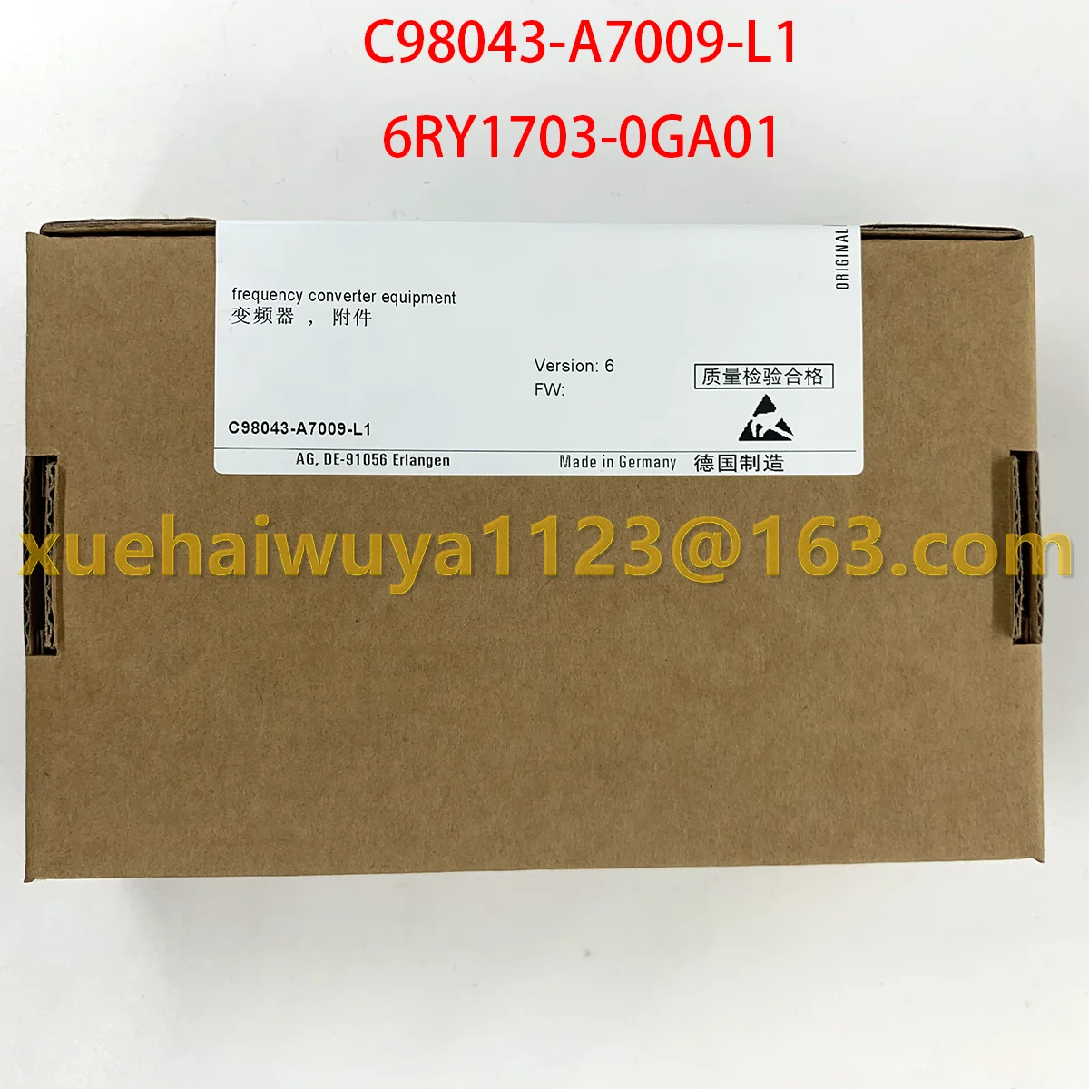 Bran-new C98043-A7009-L1 전원 스트립 인터페이스 보드 6RY1703-0GA01