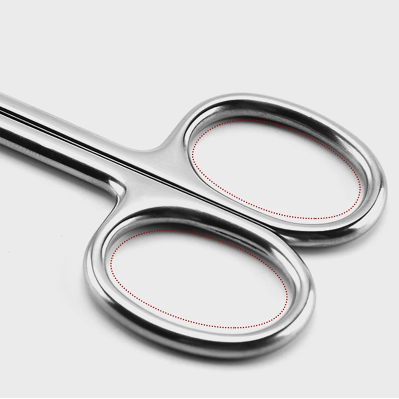 1 Pcs Stainless Steel Eyebrow Trimmer Dermaplaning Tool Professional Curved Head Makeup Scissors Tools 4