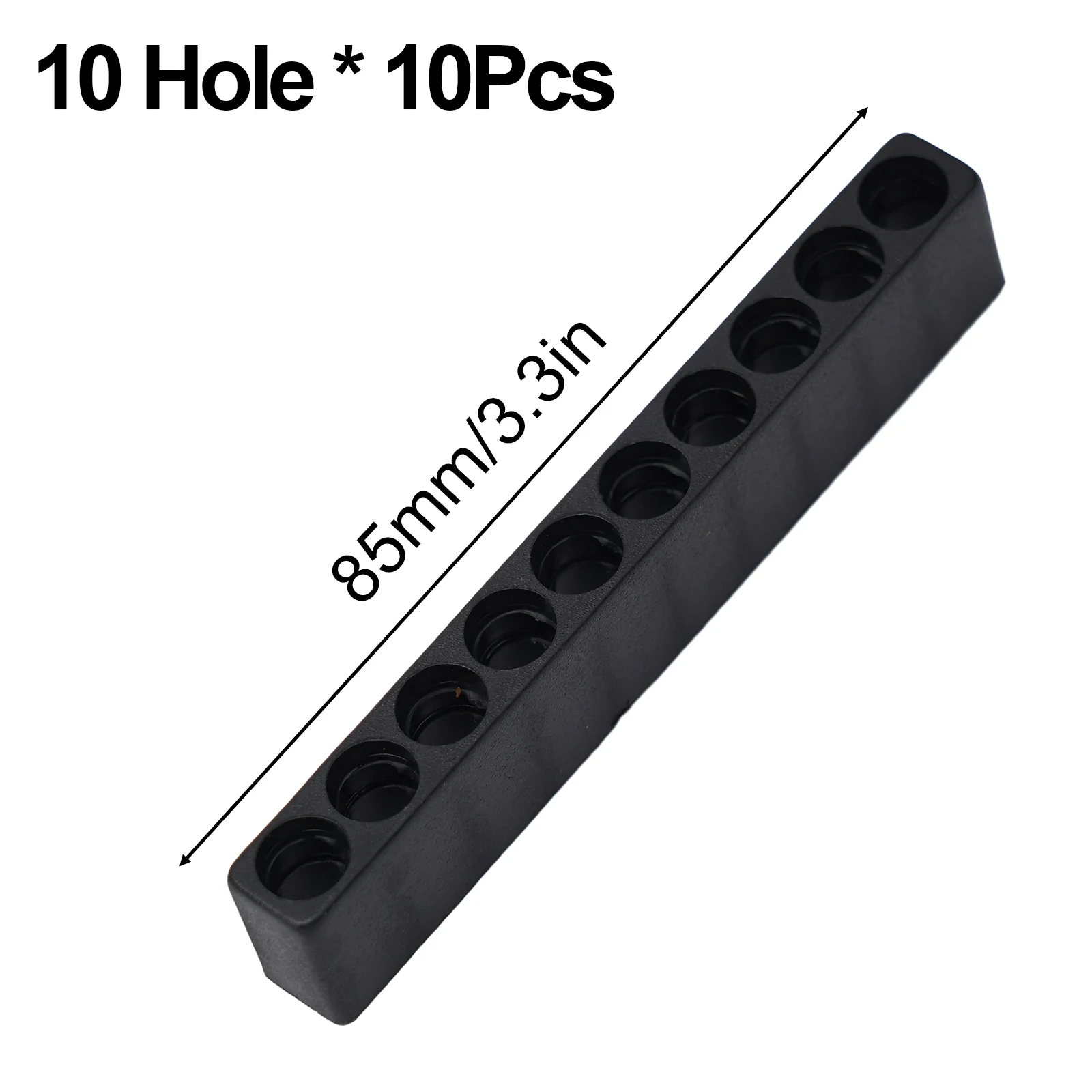 Screwdriver Bit Holder Hex Organizer Case 10 Hole Plastic Shank Box Hand Tools Storage Supplies Workshop 10pcs tool storage box parts storage box plastic tool box storage organizer box screwdriver storage box