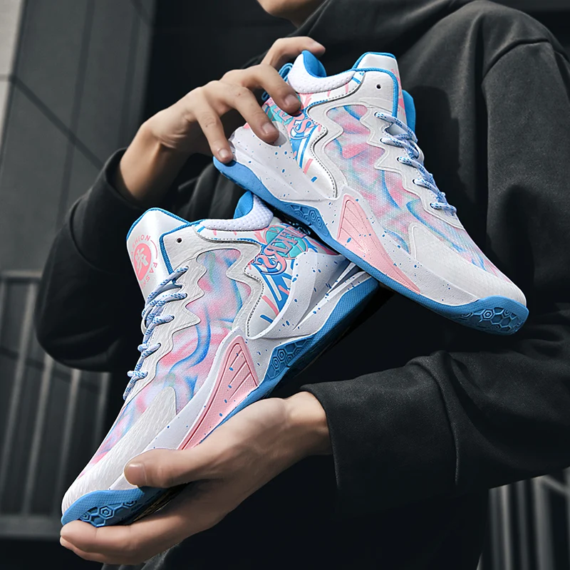 Professional Training Shoes Youth Basketball Shoes Men Women Sports Shoe Student Athletic Shoes Breathable Men's Sneakers