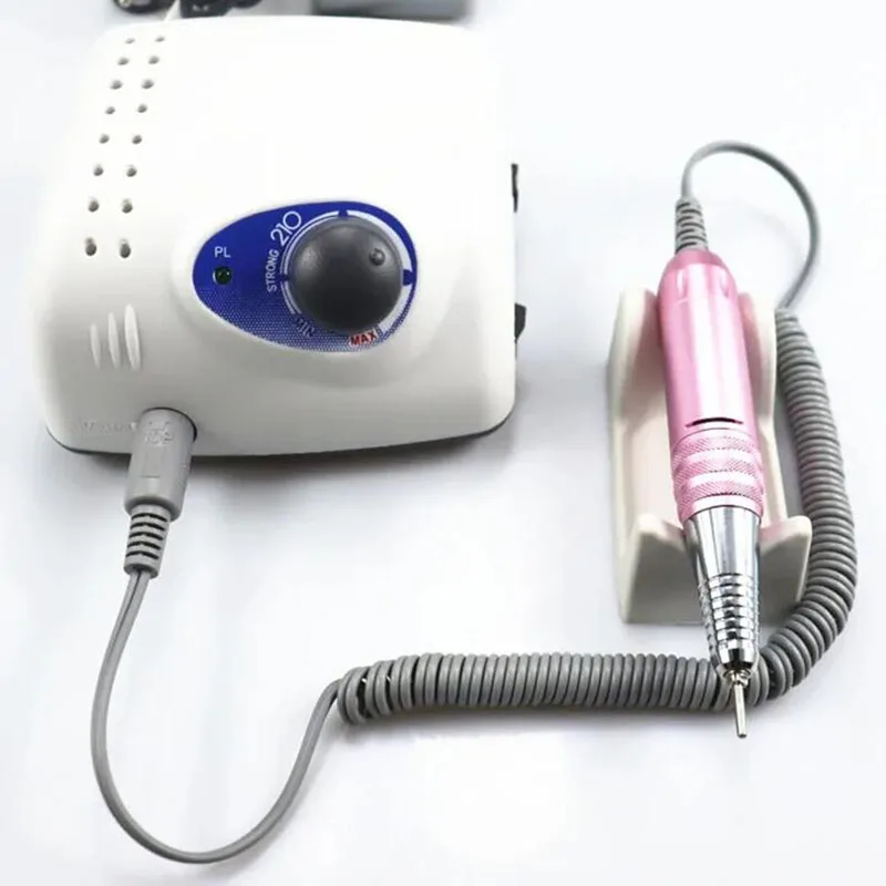 Strong 210 PRO XII Nail Drill 65W 35000 Machine Cutters Manicure Electric Nail Drill Milling Manicure Machine Polish Nail File 2