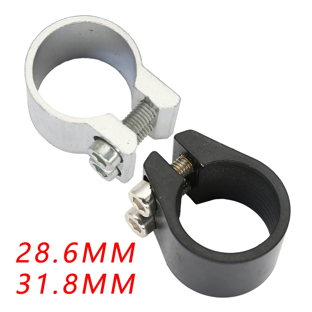 

28.6mm 31.8mm Aluminum Tube Clamp MTB Bike Seatpost Clamp Bicycle Saddle Seat Clamp Seatpost Tube Cycling Parts Head Tube