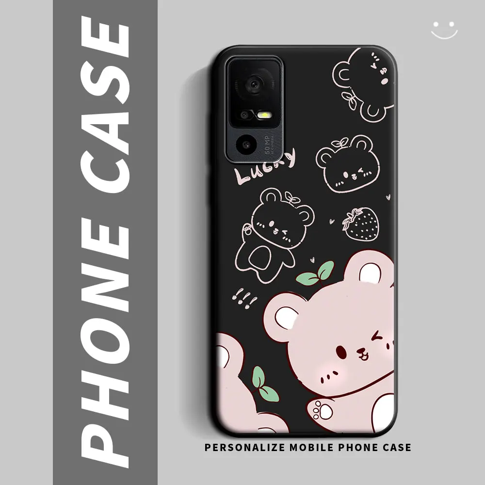 Shockproof Silicone Soft TPU Phone Case - Fashionable Back Cover