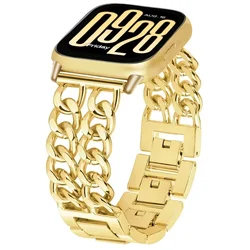 Luxury Metal Bracelet Watchbands - Premium Design for Redmi Watch 5 Active (2 Gold)
