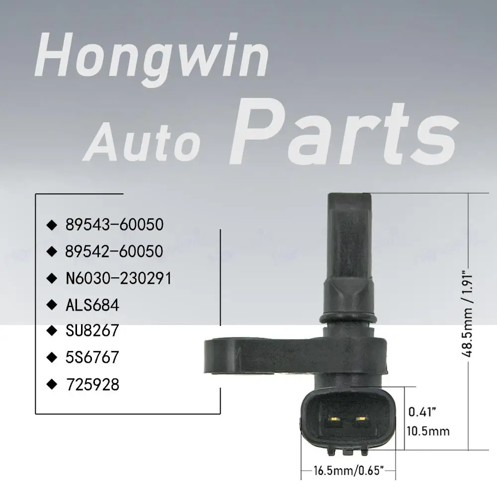 Rear Speed Sensor Set Of 4 ABS Wheel Speed Sensor 89542-04020 For Front/Rear/Left... Tacoma Wheels - Foto 13