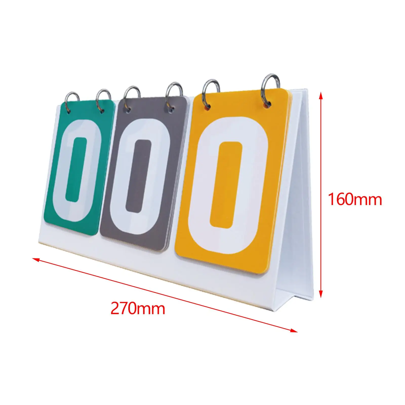 Sports Scoreboard 3 Digit Tabletop Score s for Basketball Tennis Ball
