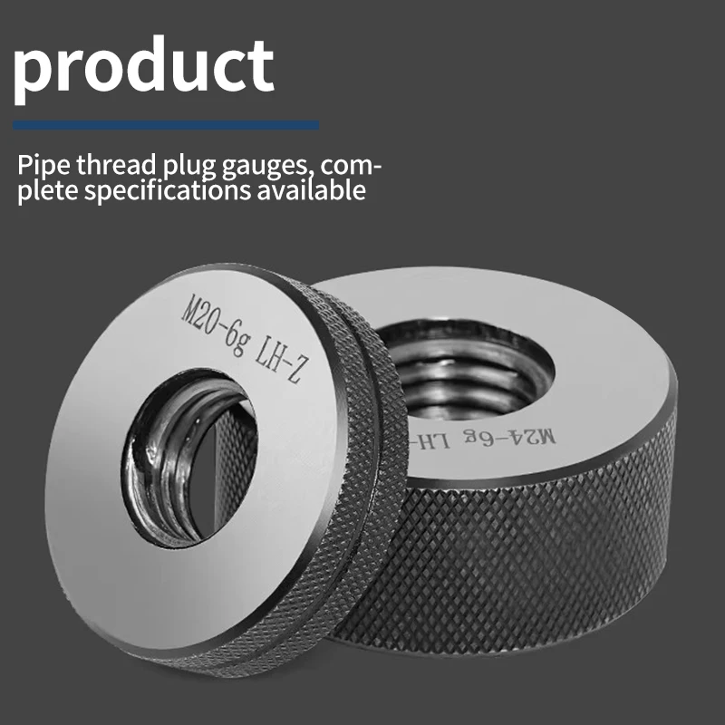 VOKET TAP 1SET(1*GO+1*NOGO) 6g 왼손잡이용 M40-M47 미터법 왼쪽 미세 나사산 링 게이지 측정 도구X0.5/0.75/1/1.25/1.5/2/3
