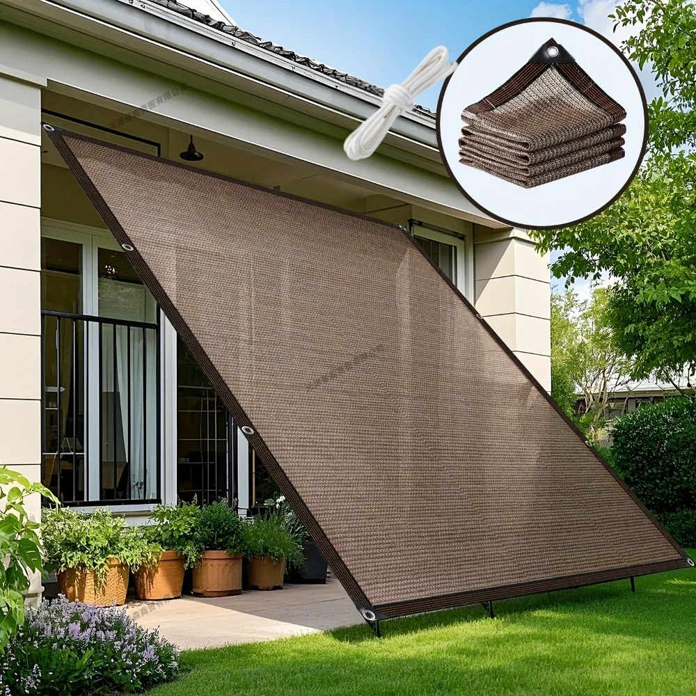 90% Shade Rate Green Garden Shade Cloth with Grommets UV Resistant Sun Net Multi Sizes Canopy Cover for Patio Pergola Greenhouse