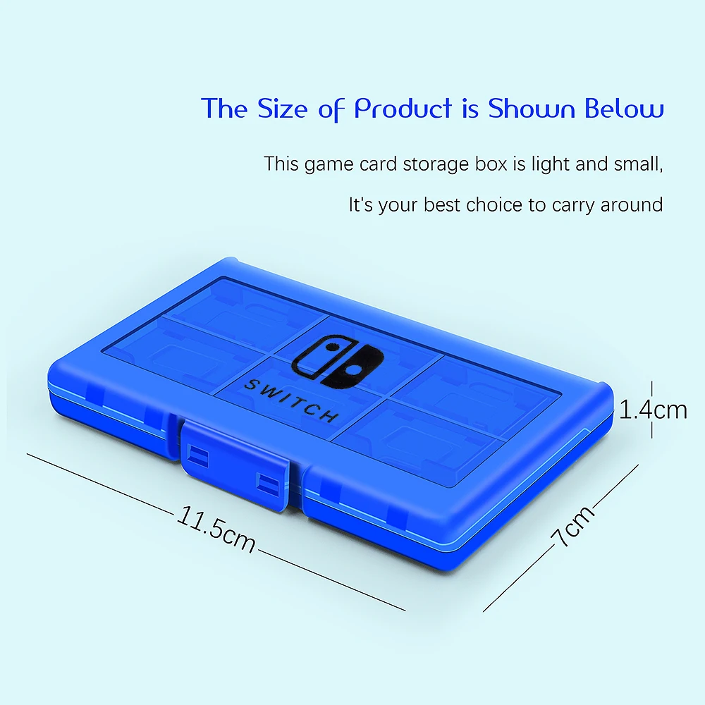 12 in 1 Game Cards Case For Nintendo Switch Oled NS Lite Card