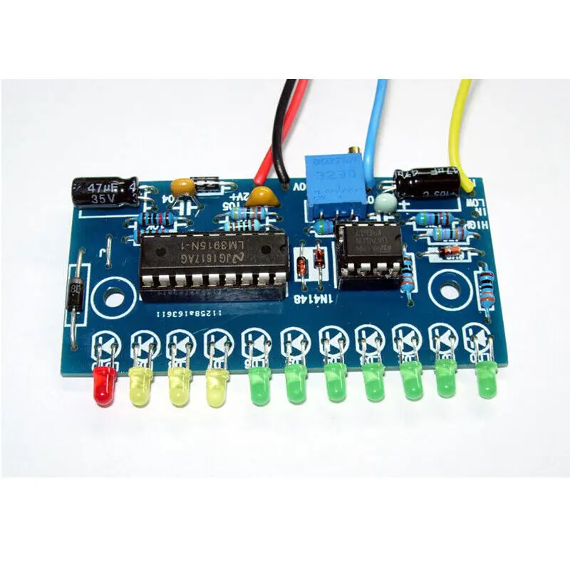 Indicatore Di Livello Audio Del Driver Del Misuratore Dc 12V Vu/Misuratore Di Potenza 10 Led Indica Il Livello