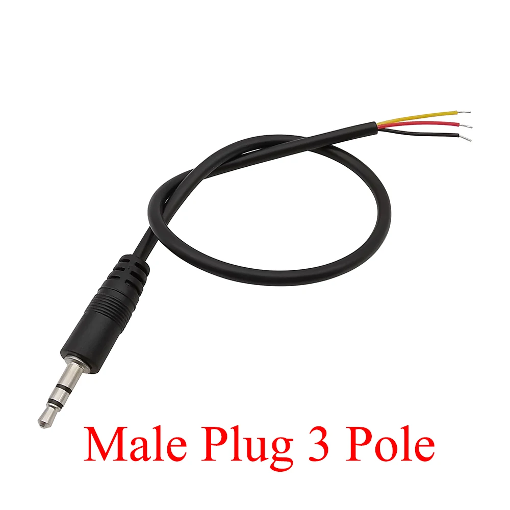 3.5mm Audio Connector Cable - Mono/Stereo Male to Female Jack Extension, 30cm