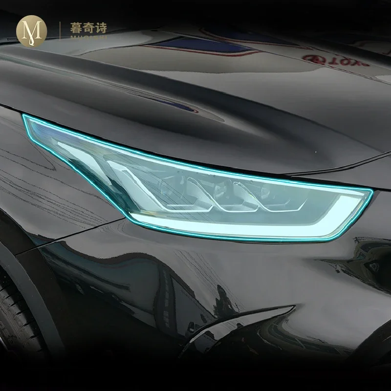 

For Toyota Highlander 2022 Car Exterior Headlight Anti-scratch TPU Protective film Anti-scratch Repair film Accessories Refit
