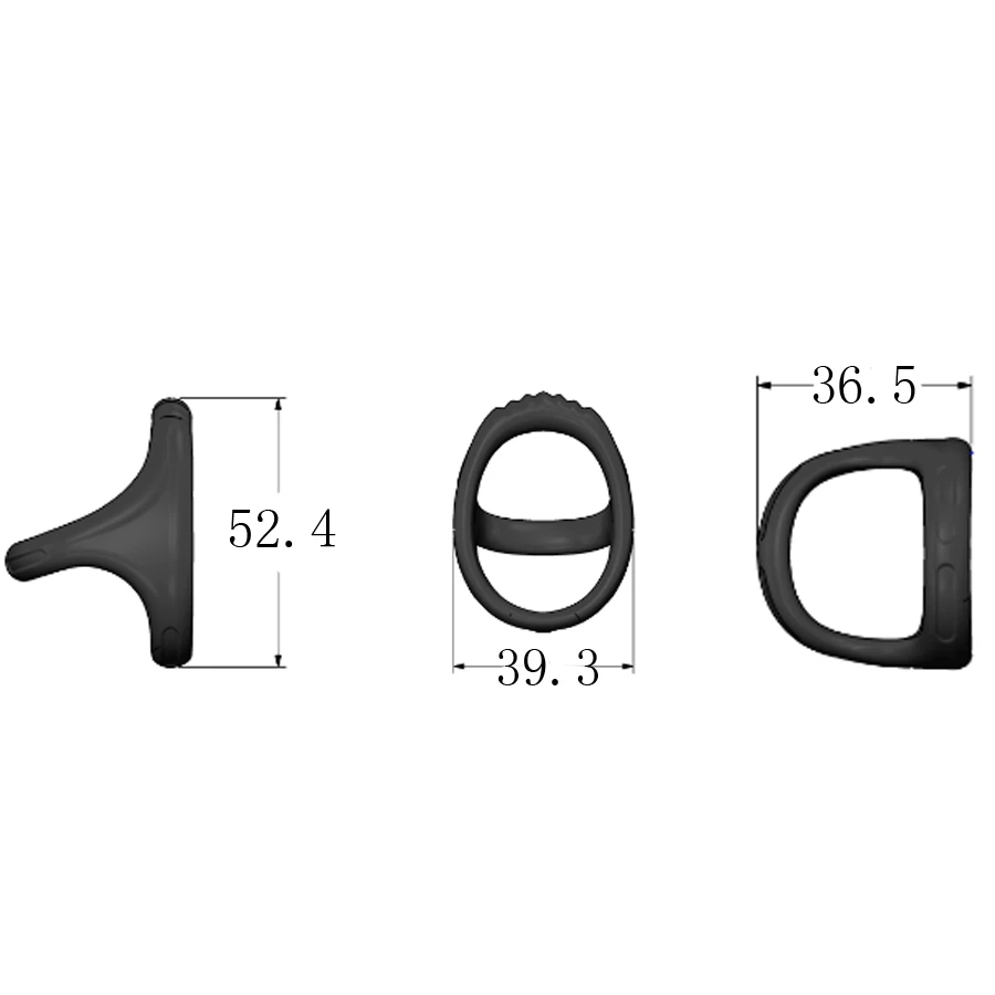 Penis Ring Silicone Semen Lock Ring Delay Ejaculation High Elasticity Time Lasting Cock Sex Toys For Men Couples Adult 18+