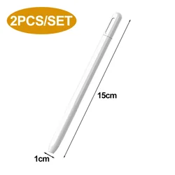 Dual - Function Silicone Pencil Holder and Cover - Premium Ultra - Thin Protective Sleeve (White)