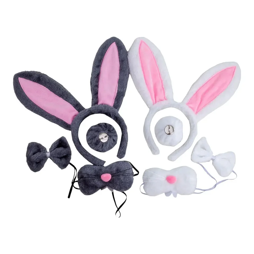 Cerchietto Con Orecchie Da Coniglietto Glitterato – Accessorio Per Costumi Halloween, Cosplay E Festa A Tema, Per Donne E Ragazze - 2