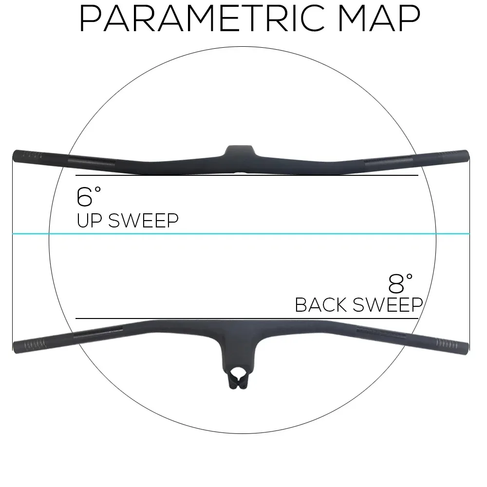 Syncrosフルカーボンic sl wc 740-780ミリメートルmtb統合コックピット