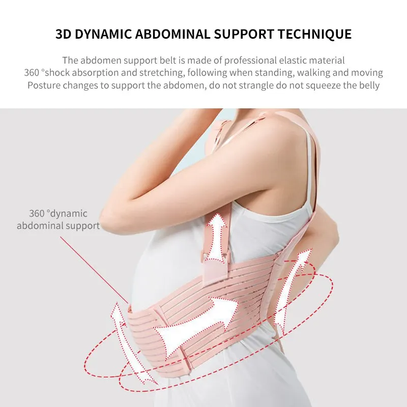 Prenatal Abdominal Support Belt for Pregnant Women Summer Breathable Support Belt Waist Abdominal 1 PCS