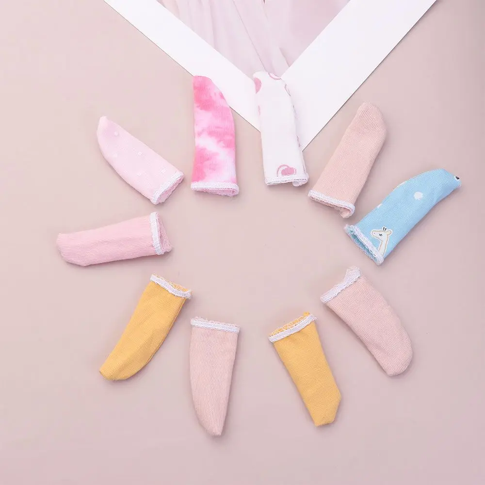 10PCS Breathable Finger Covers Household Garden Picking Finger Cover Cotton Cots Elastic Fingertips Protector Gloves disposable finger covers cotton gloves cotton work gloves garden work gloves horticultural gloves