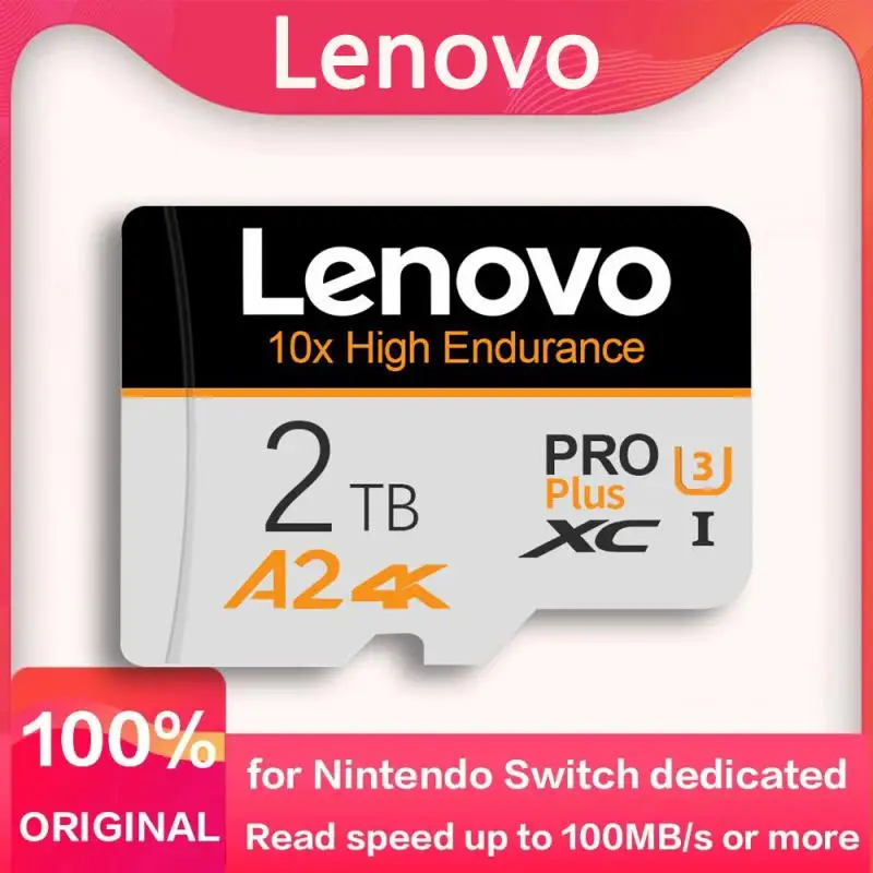 

Lenovo 2TB SD Memory Card Extreme Micro TF SD Card 512GB High Speed Mini SD Memory 128GB 256GB 1TB TF Card For Nintendo Switch