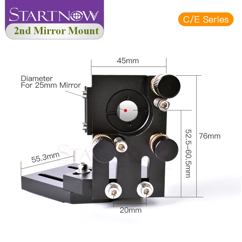 Startnow CO2 laser hlava sada len dia.20mm fl50.8mm znse ostření čočka C/E celý zrcátko namontovat souprava pro laser gravírování řezací maching
