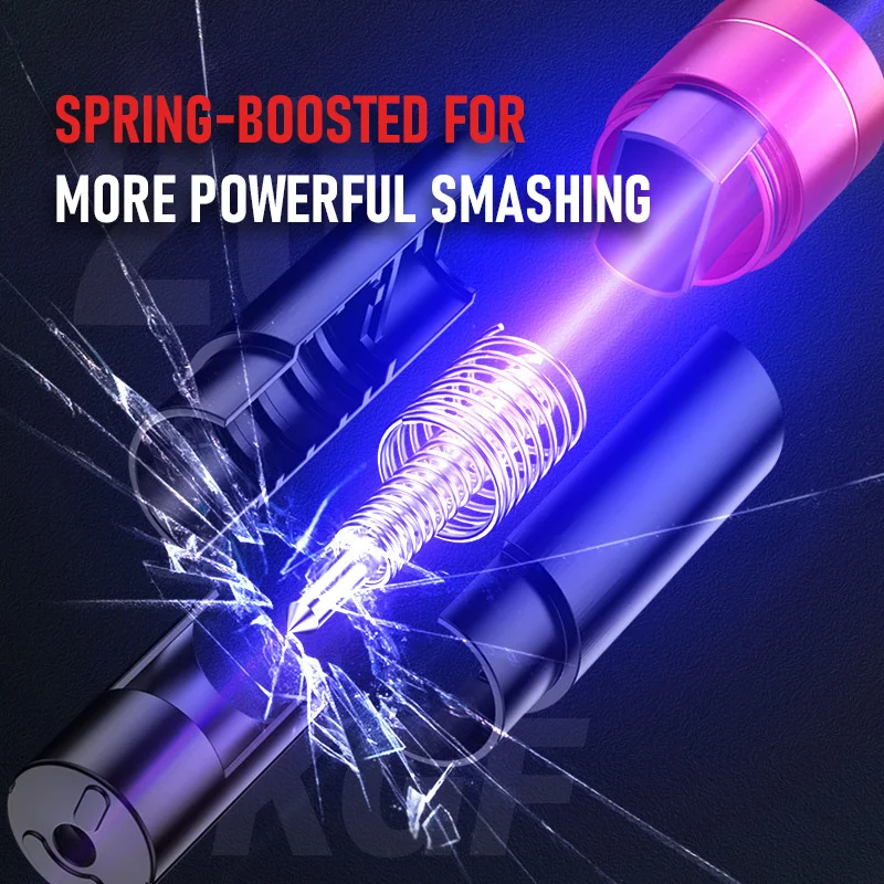 Car safety hammer 2 in1 Car Emergency Hammer Window Breaker Seat Belt Cutter Auto Window Escape Emergency Safety Hammer Life-saving Rescue Tool