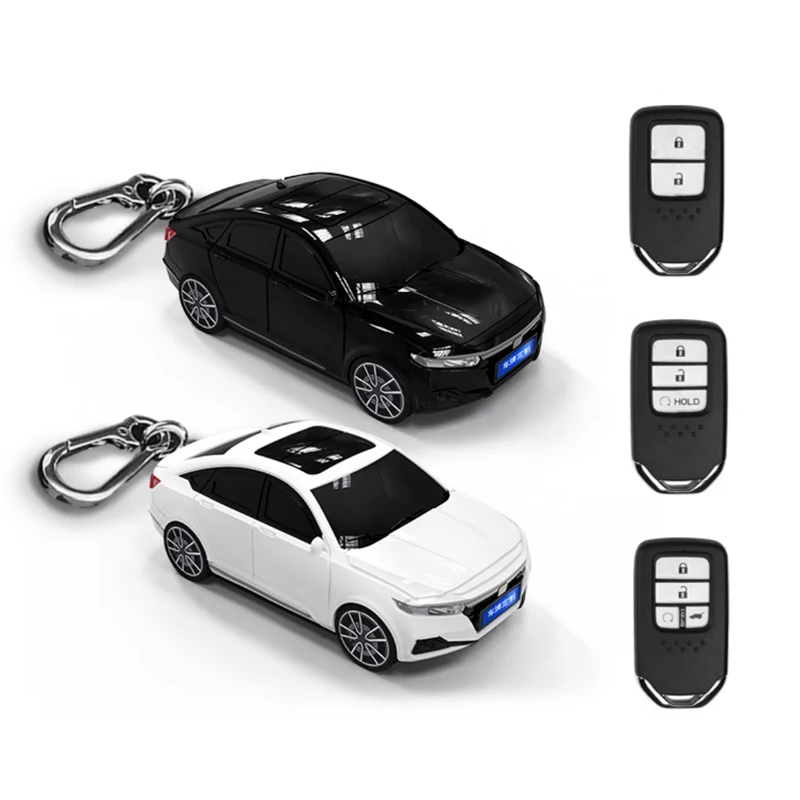 Für honda accord auto styling schlüssel etui für honda crv CR-V fit civichr-v hrv city odyssey XR-V autos chl üssel fall abdeckung fob schlüssel bund – Detail 1
