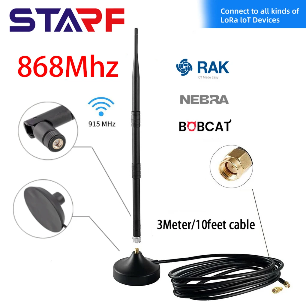 Antenne extérieure Lora Helium Miner 868MHz 915MHz RAK Hotspot Mining