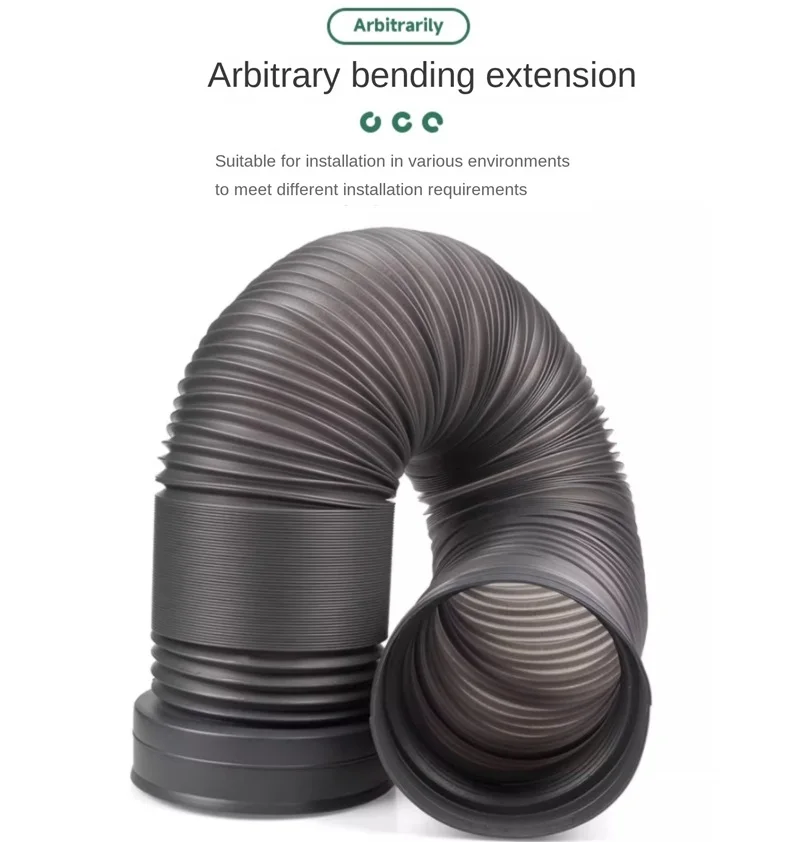 Tubo Cappa 100 Tubo Flessibile In Alluminio, Tubo Flessibile In Alluminio Per Impianti Di Ventilazione E Tubo Estensibile Alluminio - Foto 10