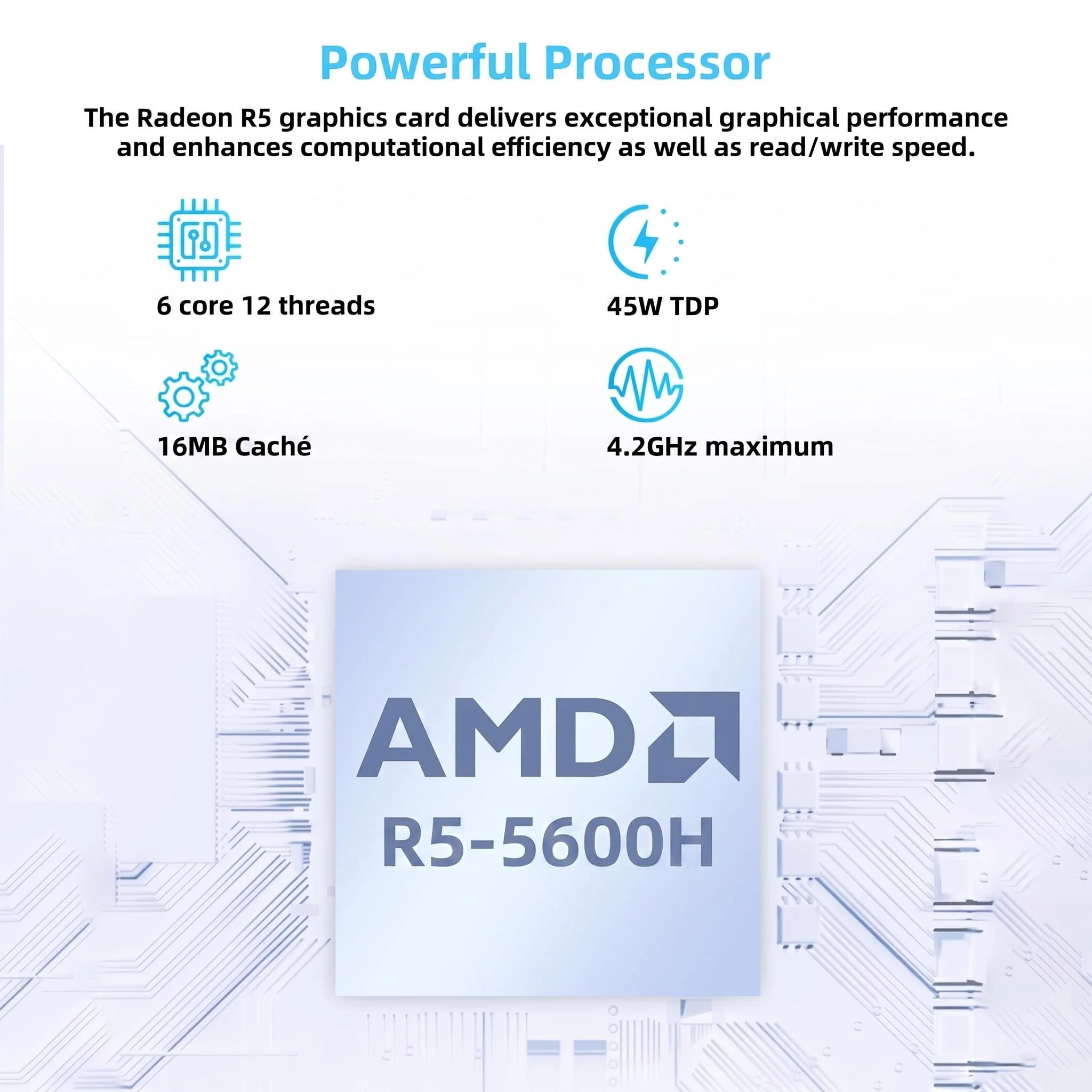 Texhoo Mini ITX PC AMD Ryzen 7 5700U R5 5600H 4600H FP6 DDR4x2 Dual Channel M.2 NVMe SATAx2 HDMI VGA LVDS 16G 256G Home Server