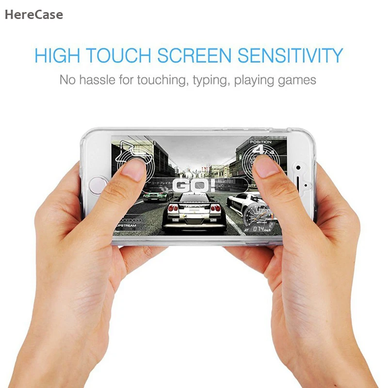 Transparent Double-Sided Shockproof 360° Phone Case with Full Screen Protection