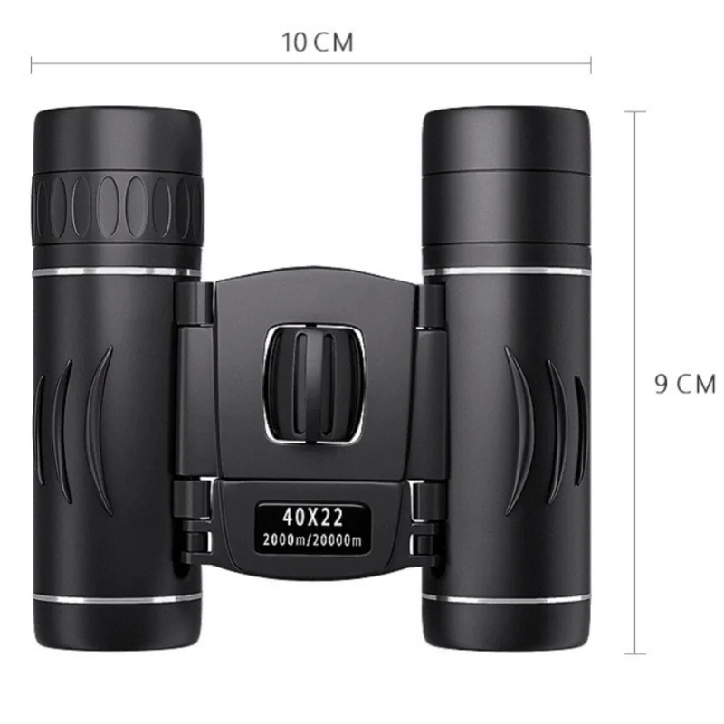 Mini 10*9*3cm 40x22 Binoculars HD Moblie Phone Night Telescope Waterproof Telescopes Camping & Hiking 4