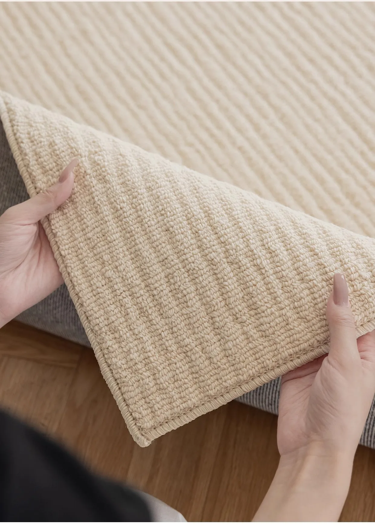 

GBG0895 Dirty wool carpet, modern simple and pure color, quiet logs, ancient style living room carpet