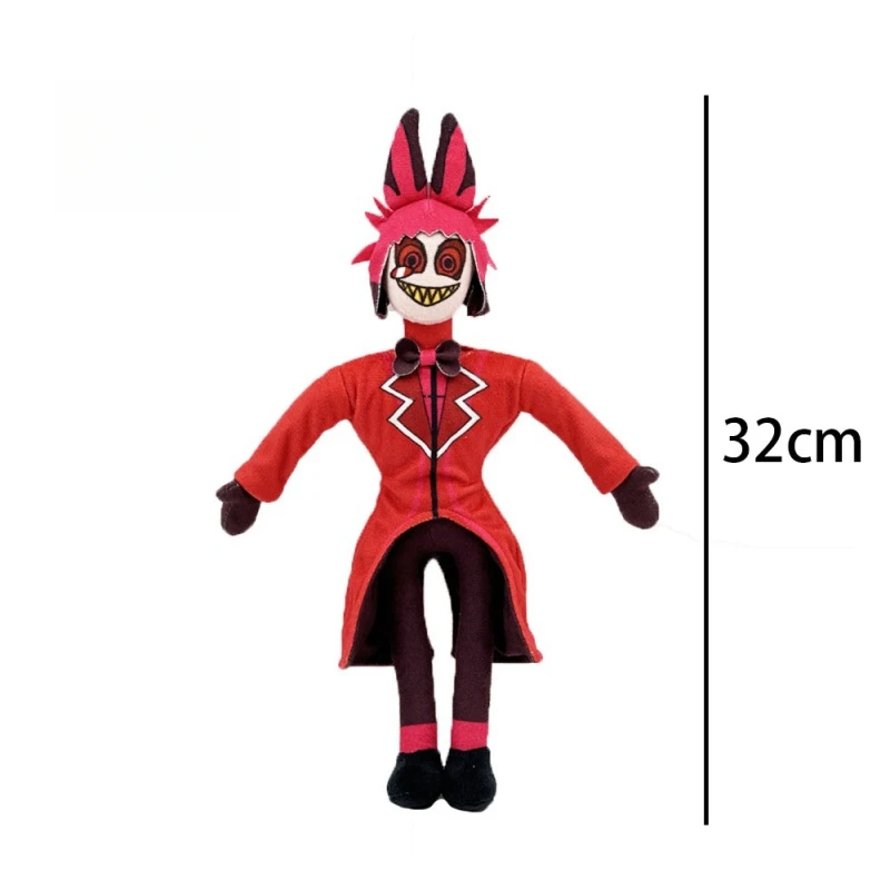 thumbnail image 1 of Hazbin Hotel juguete de felpa Linda figura de Anime Asmodeus Loona Stolas Loo Land Plushie muñeca de peluche suave Kawaii modelo de felpa de dibujos animados, 1 of 5