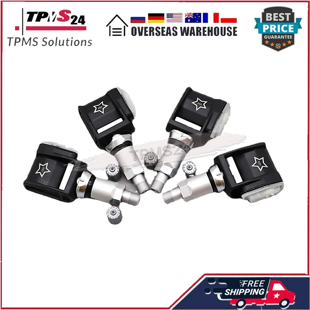 BMW 5 ø G30 7 ø G11 BMW X3 X4 X6 X7 ޸- A E GLE Ŭ 433MHz TPMS  4X 36106887140   A 0009052102