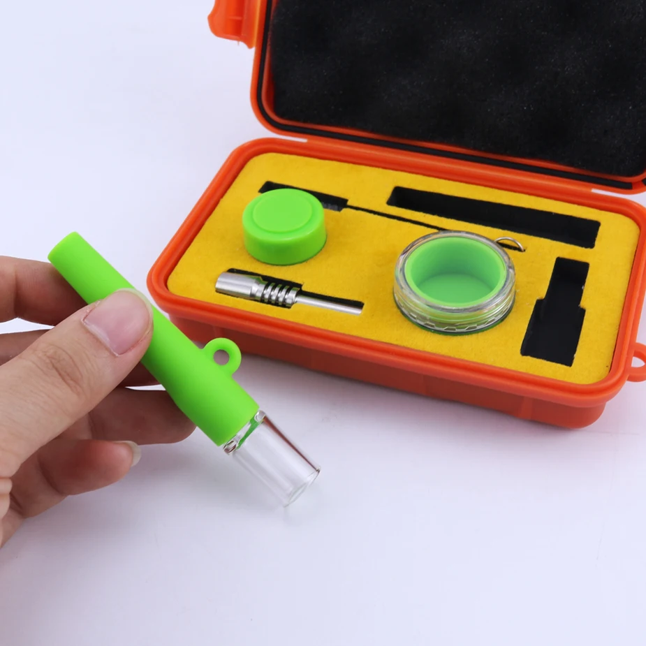 Smoking Pipe Kit Portable Pipe Set Convection Flame Powered Silicone Smoking Pipe Kit Smoking Accessories