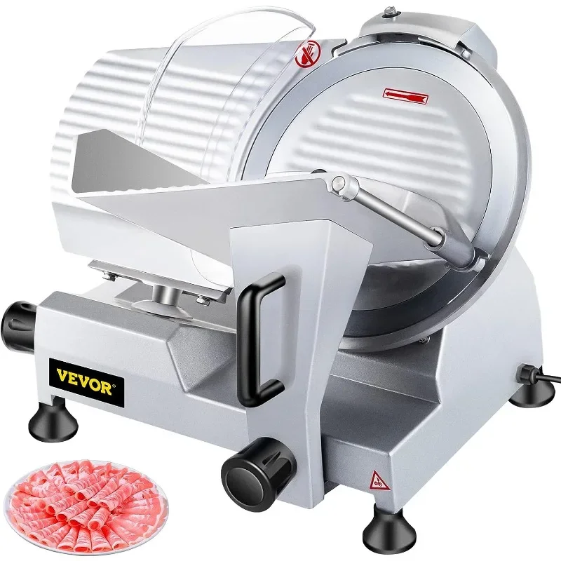 

VEVOR Commercial Meat Slicer, 10 inch Electric Food Slicer, 240W Frozen Meat Deli Slicer