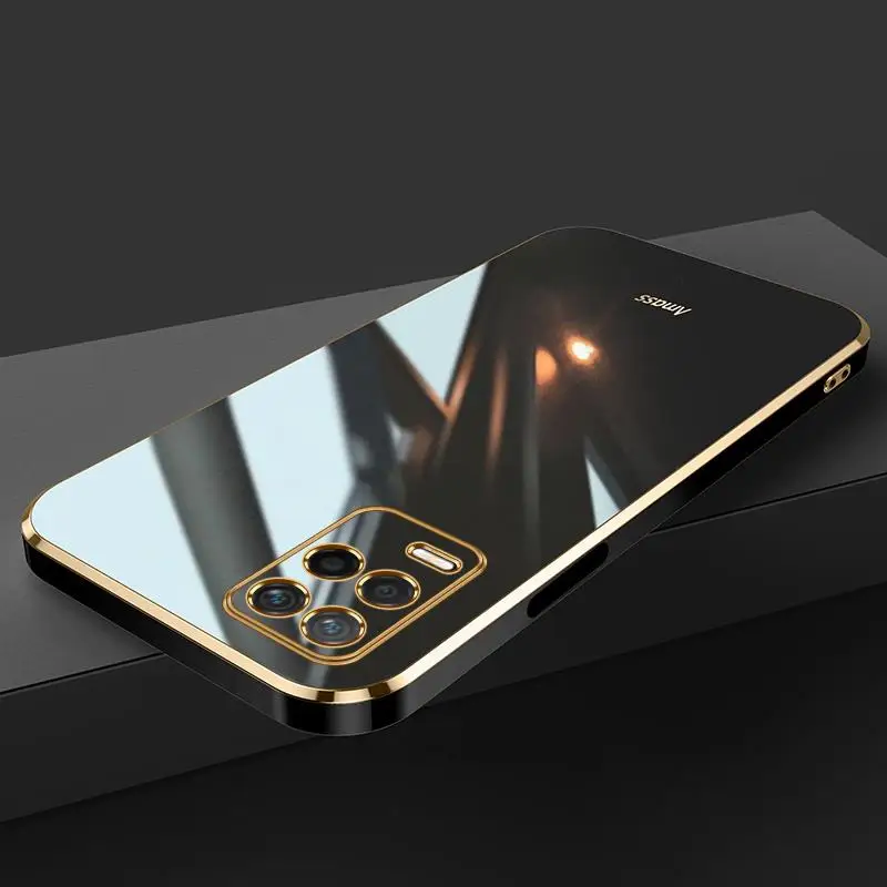 Luxury Plating Soft Silicone Back Cover Case