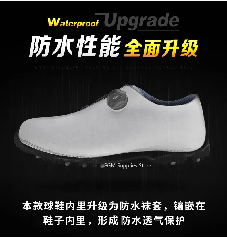 Description Picture 4 of itemPGM Golf Shoes Men's Sneakers Summer Sneakers Swivel Laces Breathable XZ095