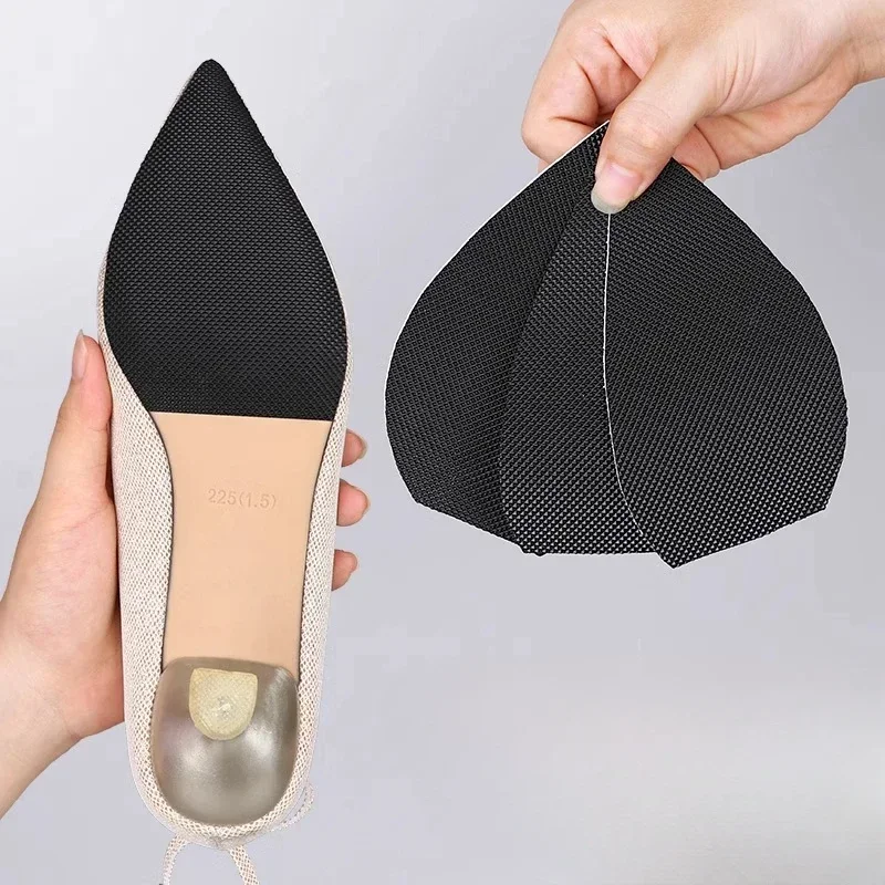 Shoe Sole Anti Slip Stickers Cuttable High Heels Anti Damage Patch Shoes Wear Resistant Self Adhesive Stickers Protective Paster