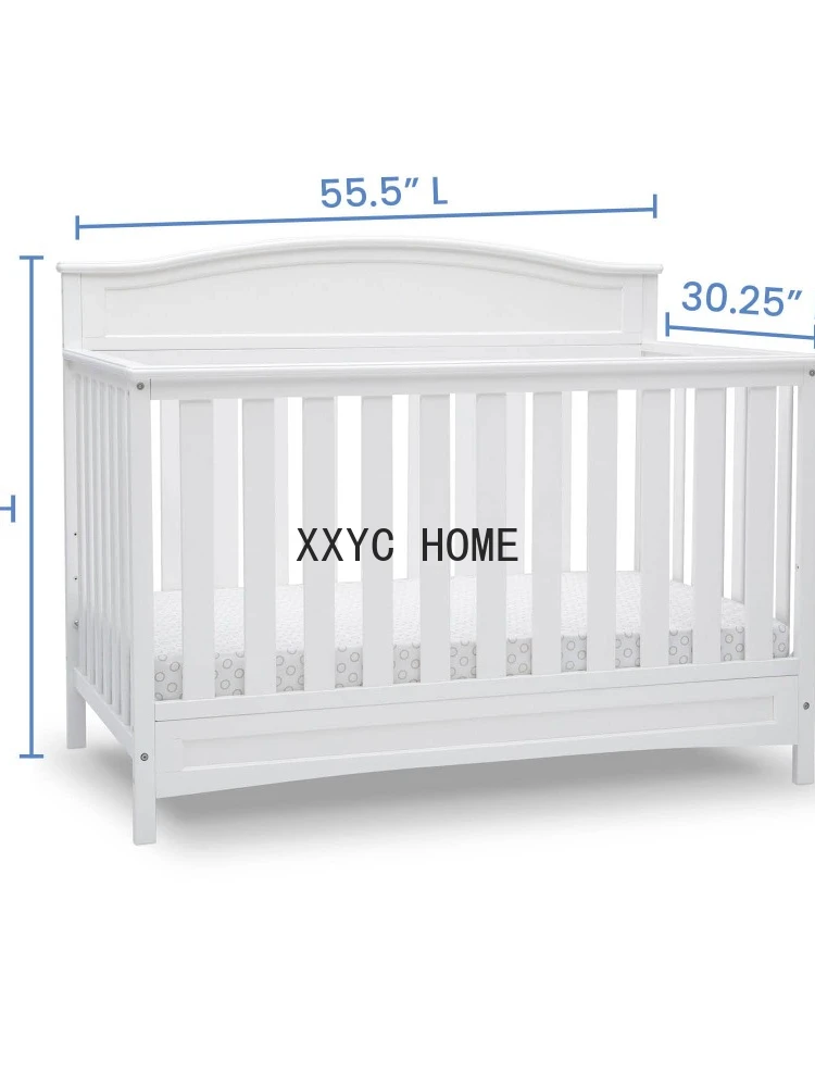 2023 New 4-in-1 Convertible Dual Sided Recycled Fiber Core and Toddler Mattress