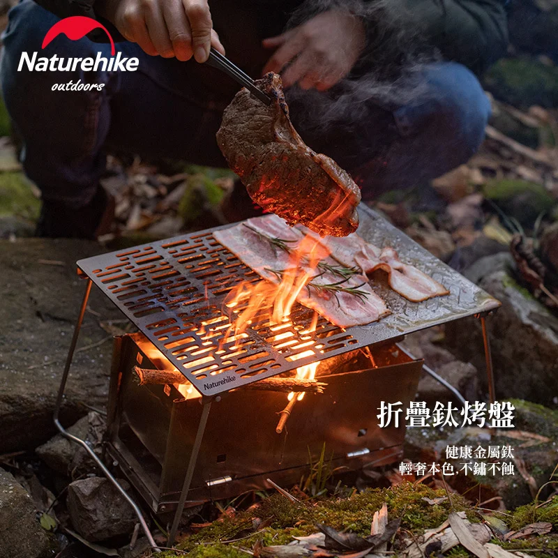 Naturehike Folding Gas Stove Barbecue Rack Gas BBQ Household Outdoor Small  Gas Stove IGT Gas Stove Platform Inlay Dual Purpose