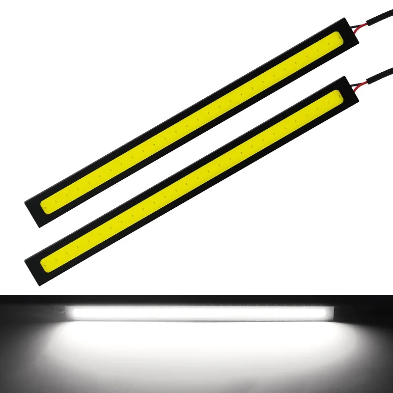 รูปสินค้า ไฟ LED DRL 2 ชิ้น 17 ซม. สำหรับรถยนต์ ทำงานอัตโนมัติ