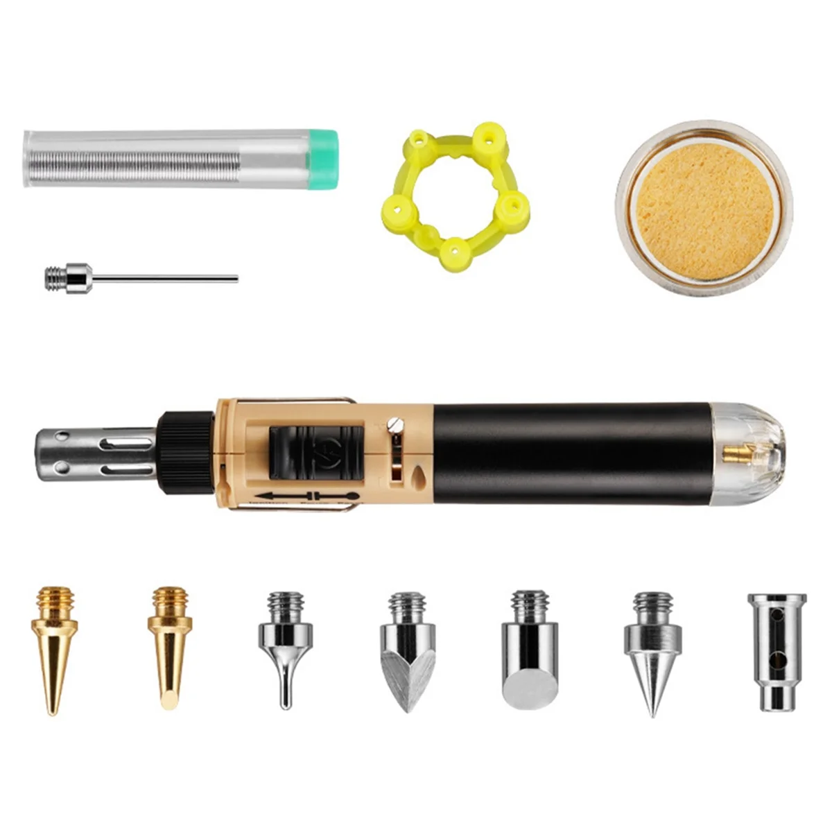 Saldatore A Gas Cordless Pistola Termica Torcia Soffiante Autoaccensione Avvio Istantaneo Strumento Di Saldatura A Controllo Della Fiamma Regolabile, 