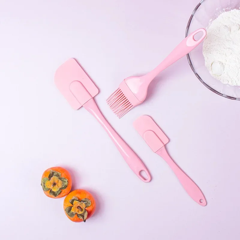 Silicone Butter Spatulas Kitchen Baking Tools 3 silicone spatula,cake spatula,kitchen spatula,silicone cookware