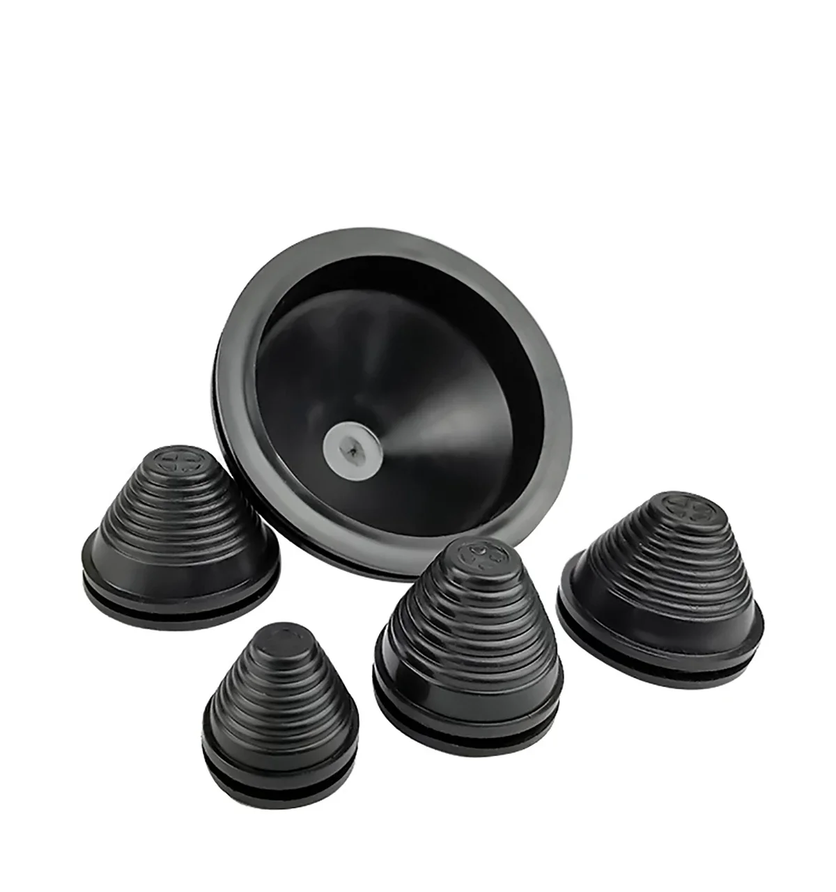 Description Picture 4 of item1/2pcs Black tapered rubber wiring grommets gasket electric box Cable Protector dust plug 12/25/30/35/40/50/60/70/80/90-130mm