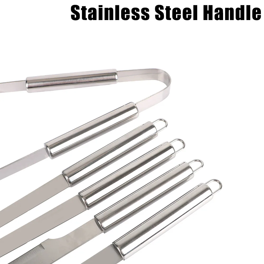 Spatula Fork Tongs Knife Brush Skewers Stainless Steel For Camping Outdoor 3/9/20 PCS Barbecue Utensil BBQ Tools Set